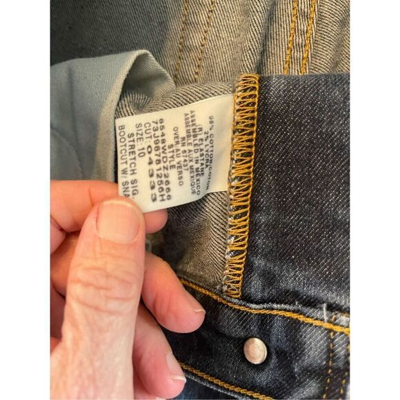 Vintage Ralph Lauren Polo Jeans Womens  Snap Legs Jeans Bootcut Flare Size 10 A7 - Picture 5 of 11